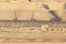 Anonyme, Dessin extrait de "Église, ouverture du tombeau de Foulques Nerra : procès-verbal des fouilles ... (février 1870)" - Archives départementales 37, EDEP020/M11